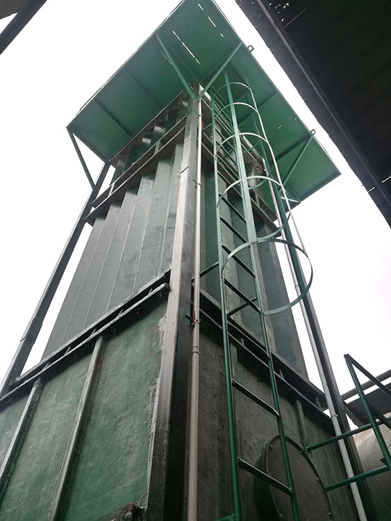 清遠金佑環(huán)保科技有限公司6噸鍋爐除塵器竣工