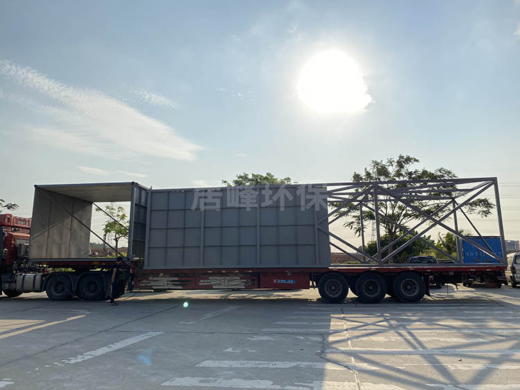 浙江富陽(yáng)固廢環(huán)保再生有限公司干式靜電除塵器出貨