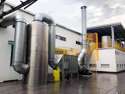 水噴淋加活性炭廢氣處理設(shè)備